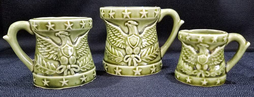 Vintage American Eagle Measuring Cups